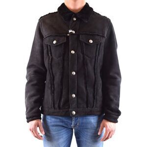 Jacob Cohen Shearling Button Jacket Men black Blazer